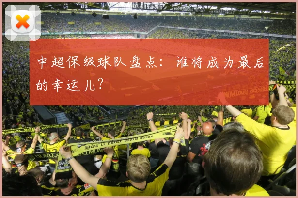 中超保级球队盘点：谁将成为最后的幸运儿？